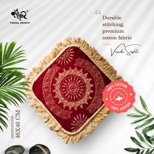 Konark Wheel Cotton Pooja Rugs